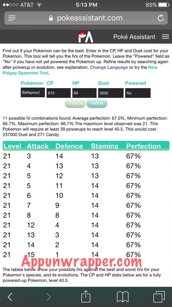 Pokemon Go Walkthrough Guide Use This Iv Calculator To Determine Which Pokemon To Keep And Evolve Appunwrapper Pokemon Go Walkthrough Guide Use This Iv Calculator To Determine Which Pokemon To Keep And Evolve Appunwrapper